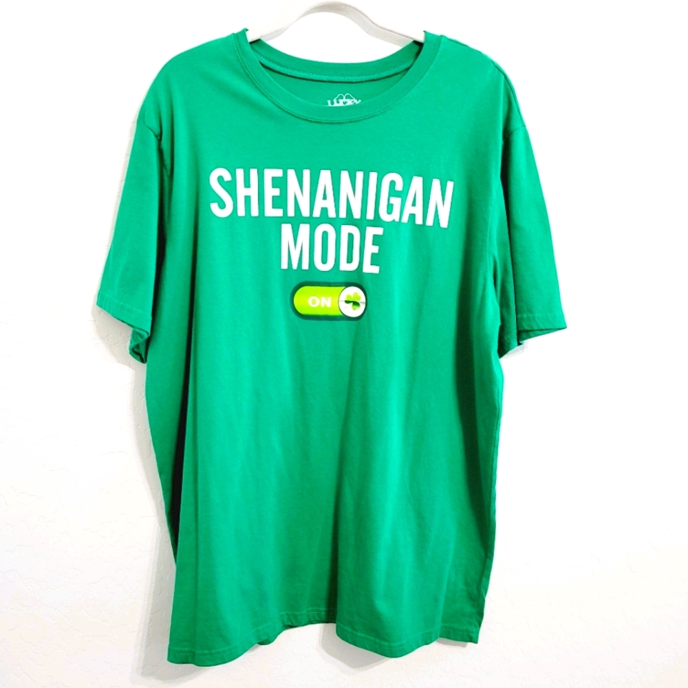 💕 St Patrick’s Day t-shirt Shenanigan Mode ON XL